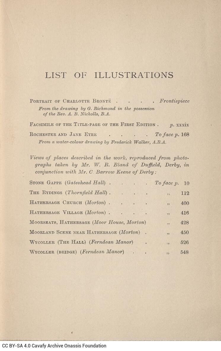 21 x 13.5 cm; 6 s.p. + XLVI p. + 1 s.p. + 555 p. + 7 s.p., l. 2 bookplate CPC on recto and C. P. Cavafy’s handwritten initi